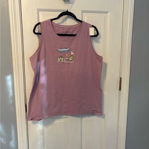 Life Is Good Women's Lavender Tank Top